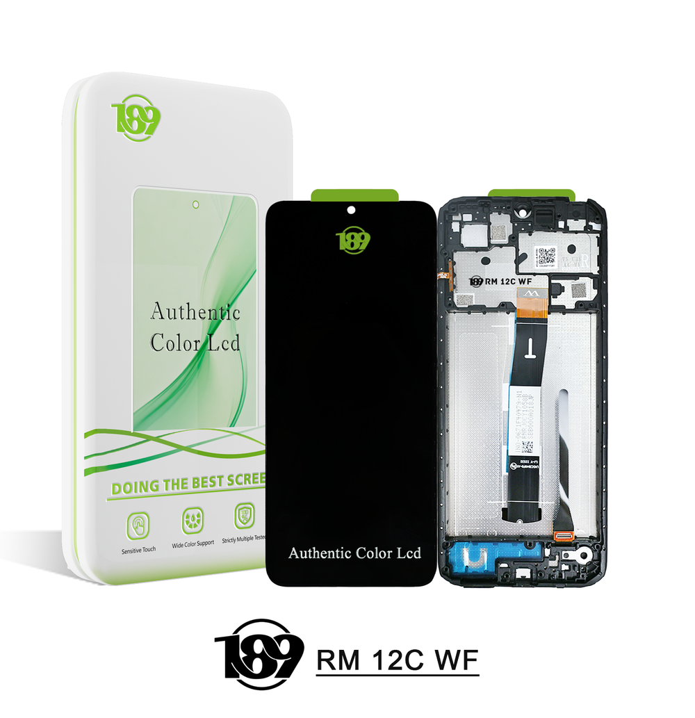 Дисплей Xiaomi Redmi 12C рамка черная; бренд 189 (Org)