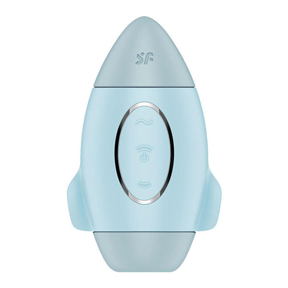 Голубой вакуумный стимулятор клитора Satisfyer Mission Control 4060071