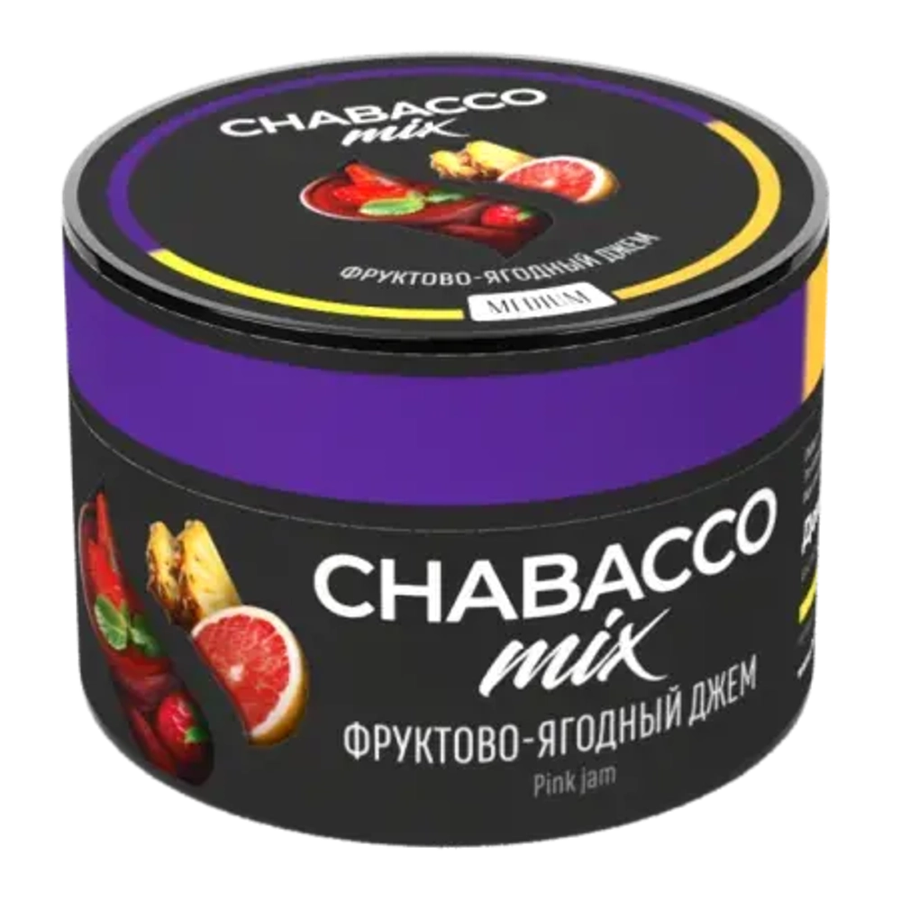 М. Кальянная смесь Chabacco Mix Пинк Джем (Фруктово-ягодный джем) 40г