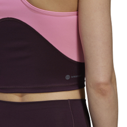 Женская теннисная майка adidas High Intensity Cropped Tank Top Women - Pink