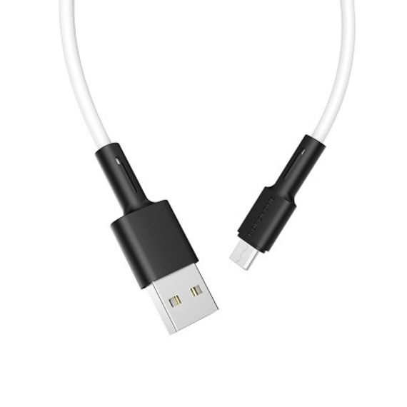 USB BOROFONE BX31 для Micro USB, 2.4А, длина 1м, белый