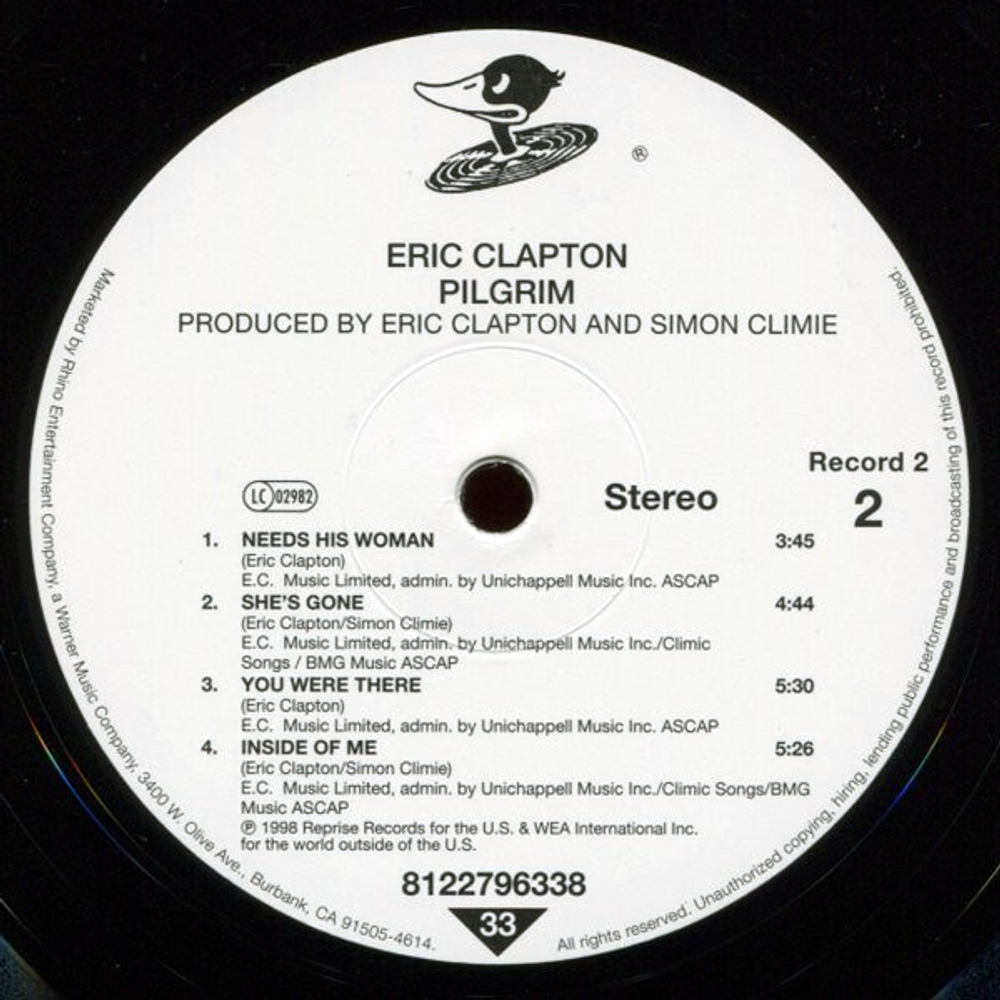 Eric Clapton / Pilgrim (2LP)