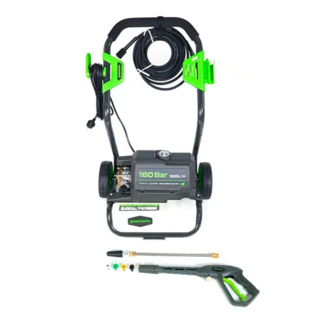 Мойка высокого давления электрическая Greenworks 2800 Вт, 160 бар 5106807
