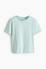 Хлопковая футболка — Чёрный — H&M 0963662