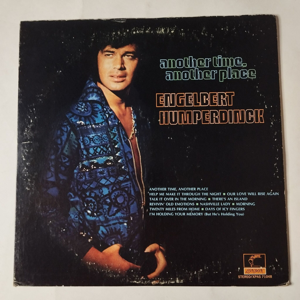 Винтажная виниловая пластинка LP Engelbert Humperdinck Another Time, Another Place (USA 1971)