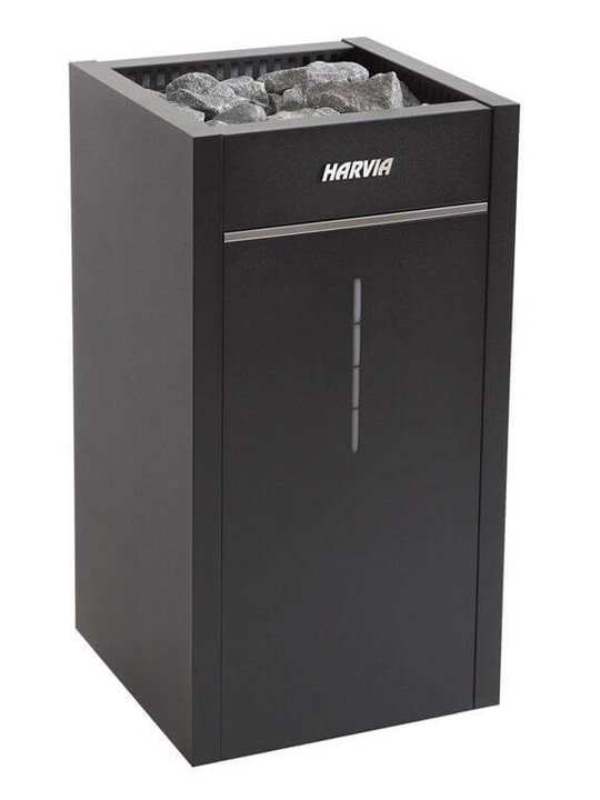 HARVIA Электрическая печь Virta HL700400S HL70S black, с парогенератором, 6.8 кВт (без пульта управления в комплекте)
