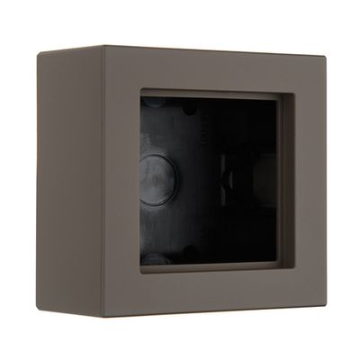 Коробка для накладного монтажа 1-местная LAVERO CLASSIC 1013402051, коричневый матовый