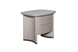 Тумбочка с 2 ящиками столешница отделка ПУ 62x48x52см Garda Decor