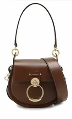Сумка Chloé Tess Small темно-коричневый
