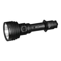 Поисковый фонарь Armytek Barracuda Pro Max Magnet USB - вид сбоку на белом фоне