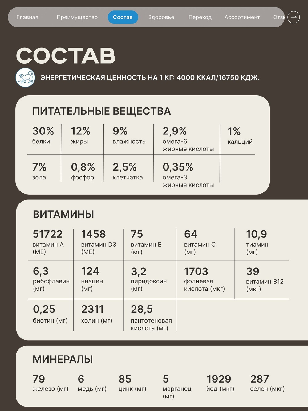 Корм сухой для стерилизованных кошек породы Сибирская, с лососем, 400 гр, QUATTRO