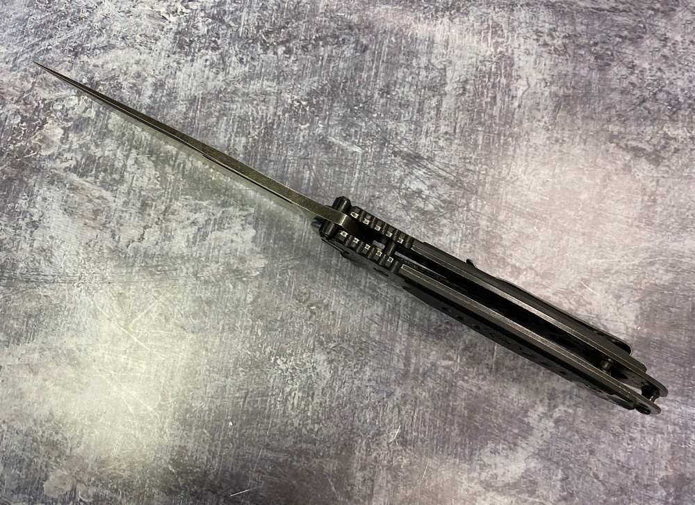 Складной нож Офицерский-2М НОКС, Blackwash, сталь AUS8, 320-589404