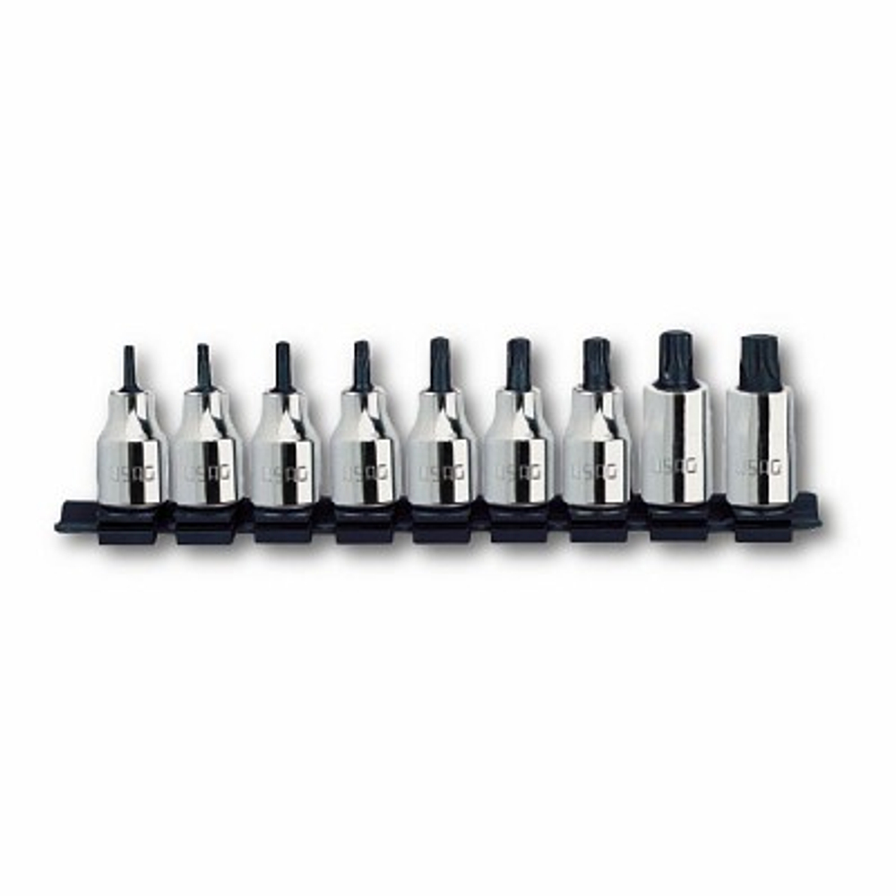 233 1/2 NTX/S7 Набор из 9-ти головок для винтов TORX, 1/2", USAG (Италия)