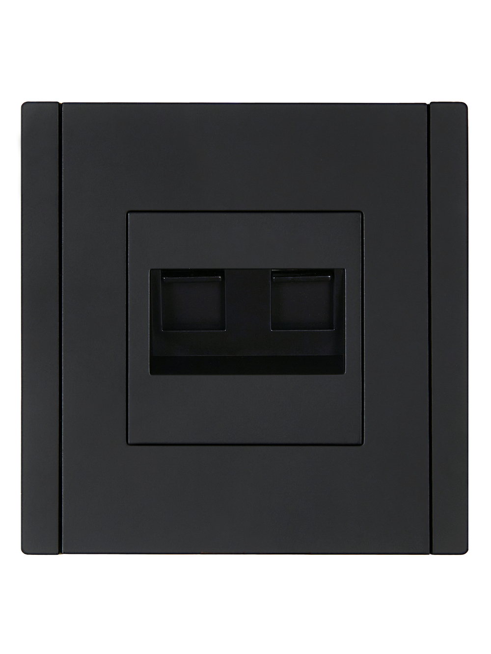 FORTE&PIANO Розетка двойная RJ11+RJ45 кат.5E FP135 черный IEK
