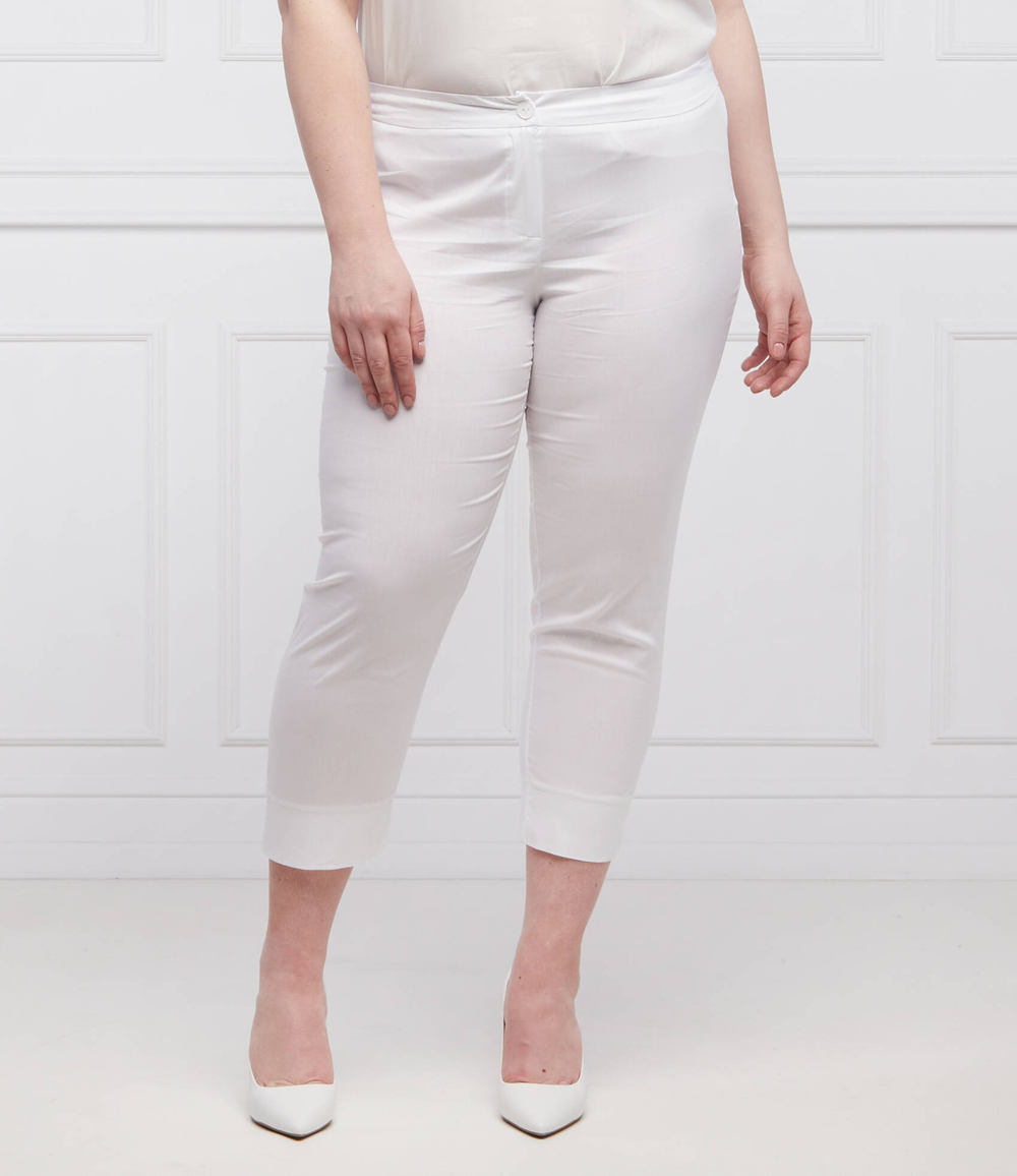 штаны renzo plus size Persona by Marina Rinaldi - белый(1132062)