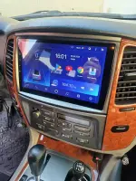 Магнитола для Toyota Land Cruiser 100, Lexus LX470 2002-2007 (экран климата снизу) - Teyes CC3L на Android 10, CarPlay, 4G SIM-слот