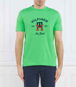 Футболка CURVED MONOGRAM Tommy Hilfiger - зеленый(MW0MW30043)