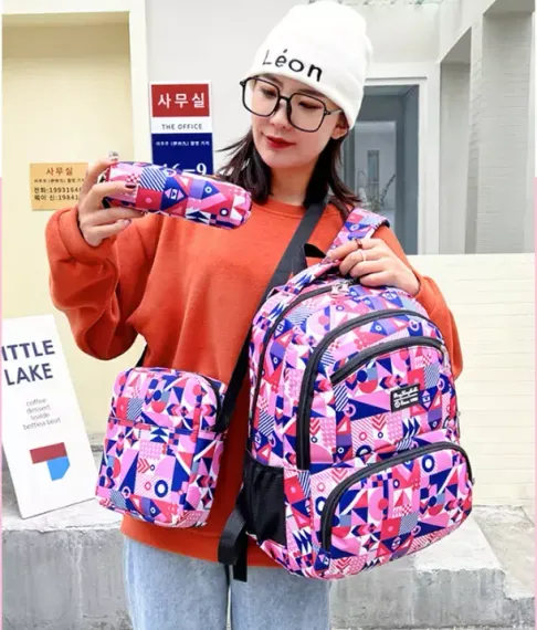 Çanta \ Bag \ Рюкзак purple abstract