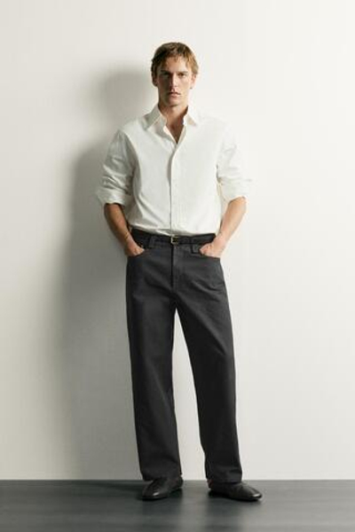 ДЖИНСЫ STRAIGHT RELAXED FIT — ZARA