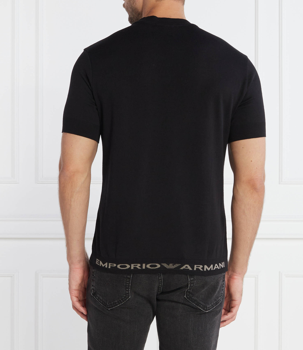 Футболка Emporio Armani - черный(6R1TEB 1JFIZ)