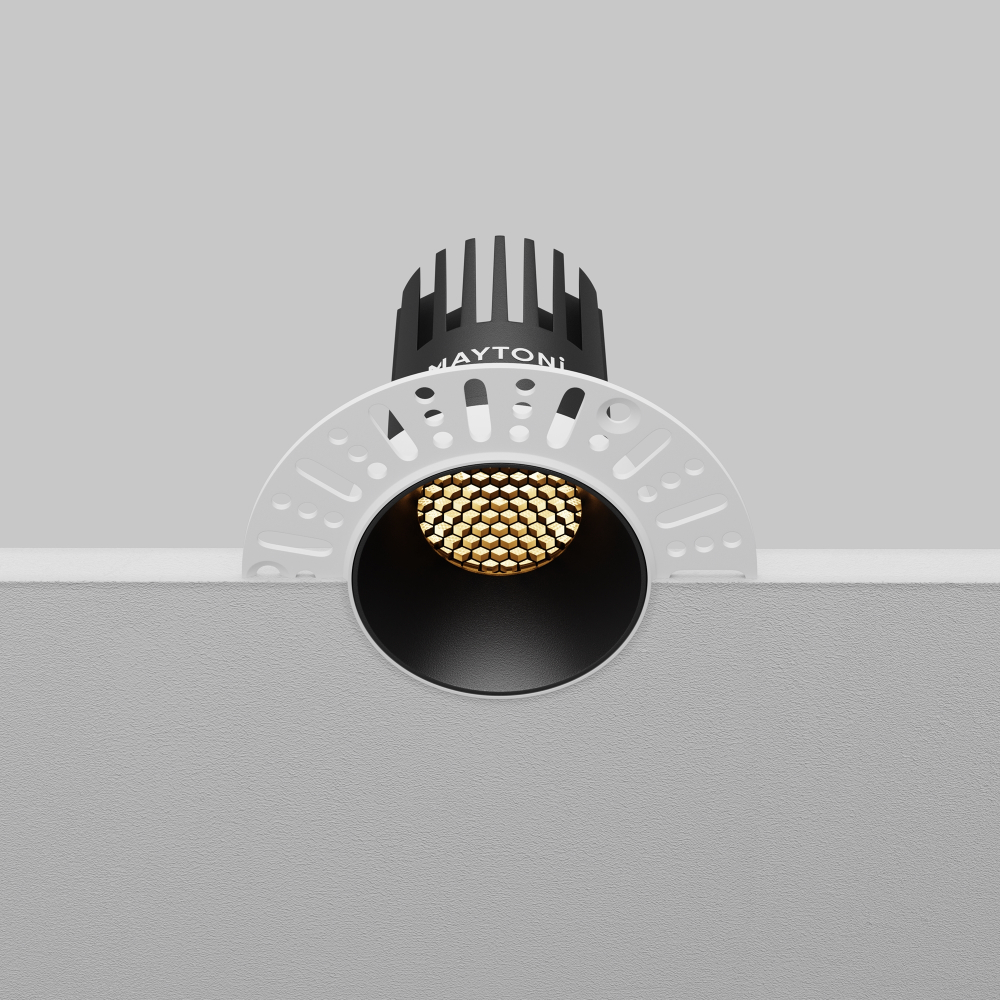 Встраиваемый светодиодный светильник Maytoni Dip DL119-10W-2.7K-TRS-B