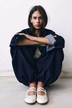 PULL&BEAR Спортивные балетки, экрю