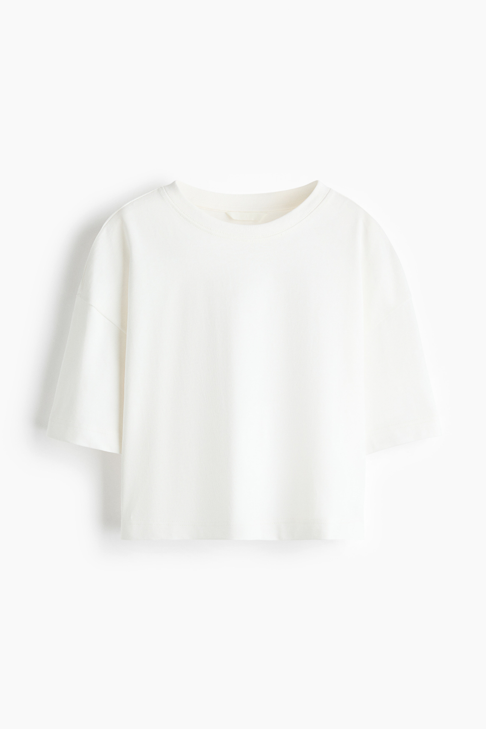 Короткая широкая футболка - H&M