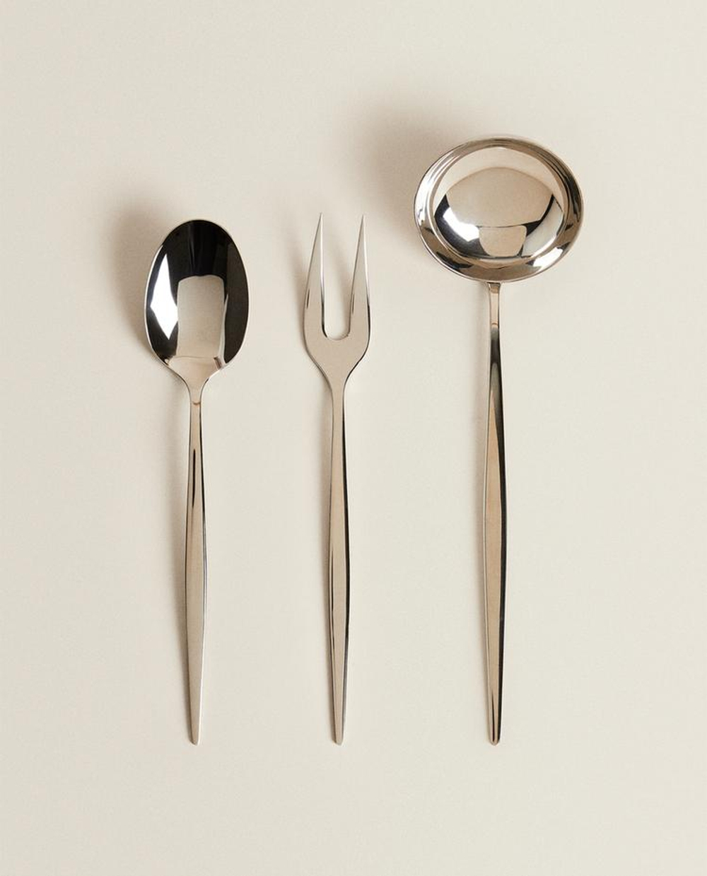 ZARA HOME ПОЛОВНИК ДЛЯ СУПА ИЗ НЕРЖАВЕЮЩЕЙ СТАЛИ, СТАЛЬНОЙ СЕРЫЙ