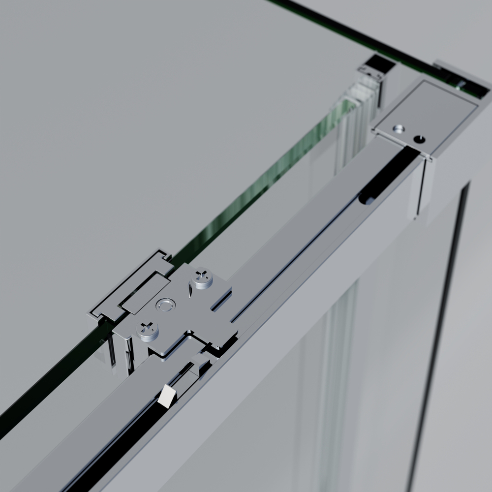 Душевой уголок Vincea Софт 2 (Soft 2) VSR-3SO28010CL, 1000*800, хром, стекло прозрачное