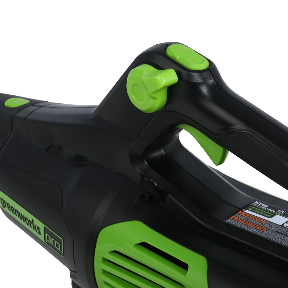 Аккумуляторный воздуходув Greenworks GD60ABK4, 2405607UB,60v, АКБ 4 А·ч. и ЗУ