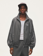 Мужской пиджак oversize в тонкую полоску - BERSHKA