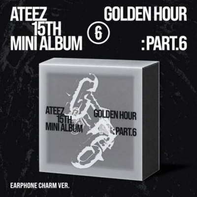 (ПРЕДЗАКАЗ) Альбом ATEEZ - GOLDEN HOUR : PART.6 15th Mini Album EARPHONE CHARM Version