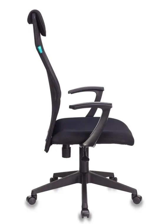 Кресло руководителя  Бюрократ, черный, спинка сетка, KB-8N/BLACK, TW-01 TW-11