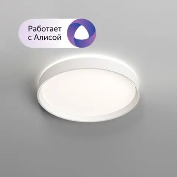 Умный накладной потолочный светильник с пультом LED 40W 3000К-6500К DK6510-WH белый Plato Denkirs