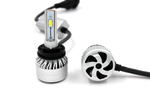 Светодиодные лампы H8/H9/H11/H16 Aozoom ALH-08 в штатную линзу с вент-ром, 12V, 35W, 6000K (комплект, 2шт)
