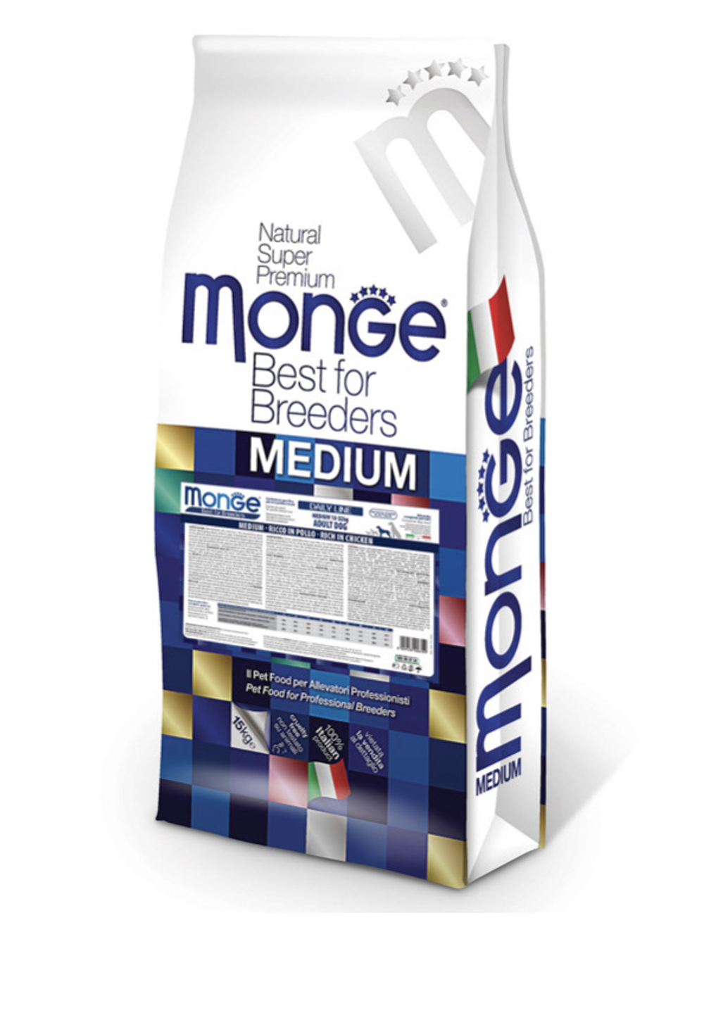Сухой корм Monge Dog PFB Daily Line Medium для взрослых собак средних пород 15 кг