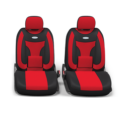 Авточехлы AUTOPROFI EXTRA COMFORT ECO-1105 BK/RD черный/красный размер М