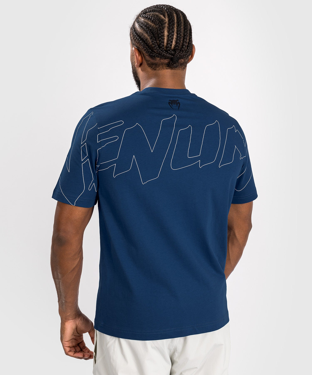 Футболка Venum Snake Print Navy Blue