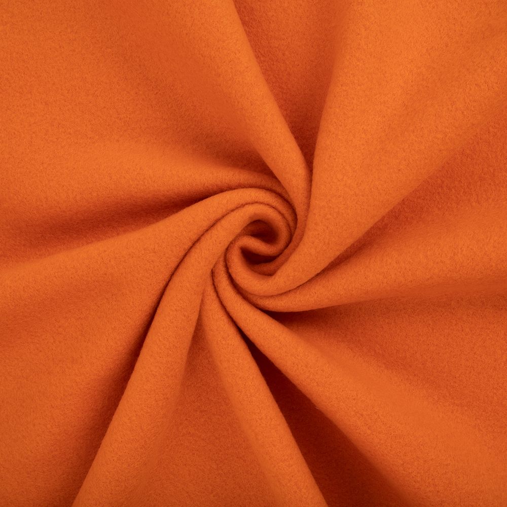 Флис 2-сторонний 280 г/м², 150х160±5 см, оранжевый/orange, Gamma FG-005N