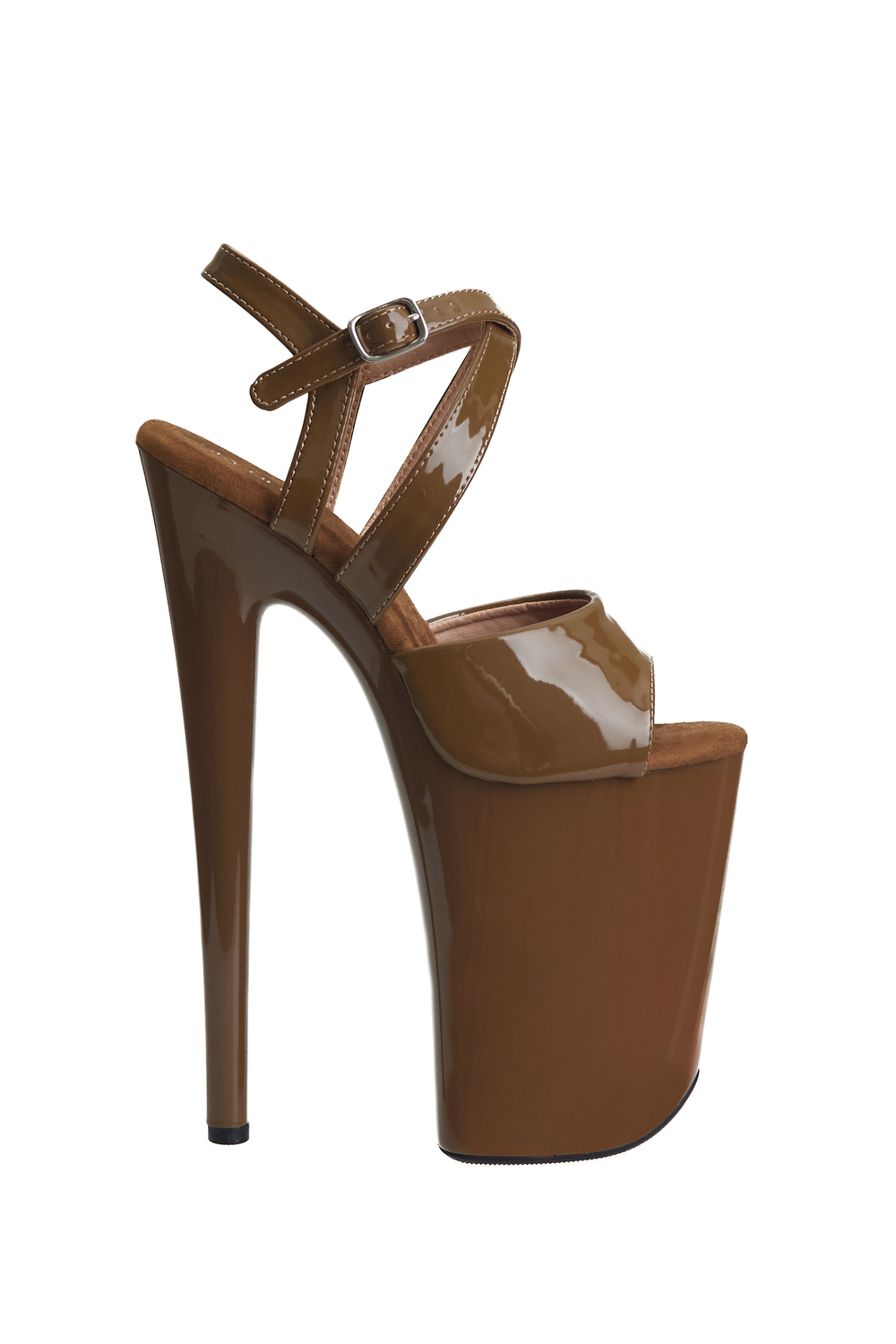 AXEL. Босоножки четверки. Лак - SHDS-016-4-lak-choco