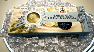 Пельмени рыбные с минтаем и шампиньонами «Дон Креветон», 400 г