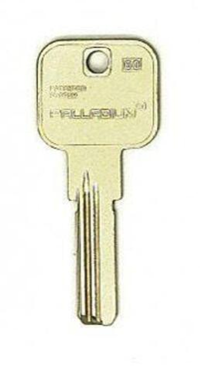 Заготовка вертикального ключа 10385 Palladium 2J60 3паза (27,4*9*2,8) КНР