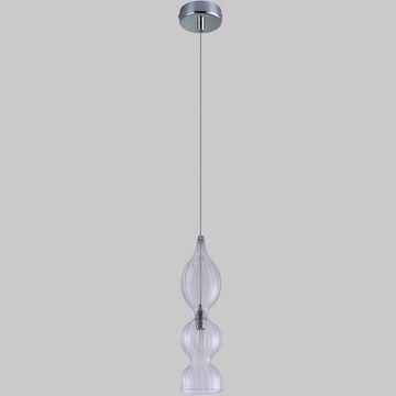 Подвесной светильник Iris SP1 B Transparent Crystal Lux