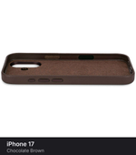 Чехол Decoded Leather Case для iPhone 17 Chocolate Brown