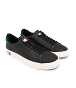 Кожаные кроссовки Tommy Jeans - черный(EM0EM01066)