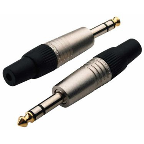Rockcable RCL10003 P кабельный разъем 6,3 мм балансный (1/4"TRS Jack), металл
