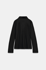 РУБАШКА СО СКЛАДКАМИ И ПУГОВИЦАМИ — ZARA