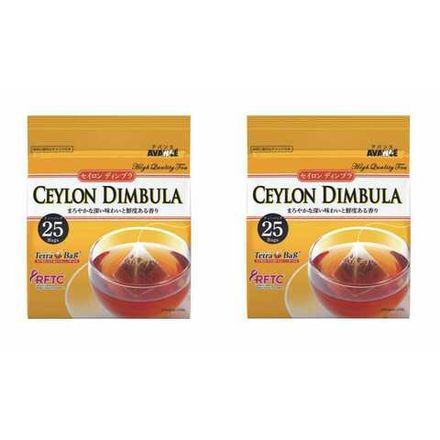 Чай черный Kunitaro Avance Ceylon Dimbula в 25 пакетиков 2 шт