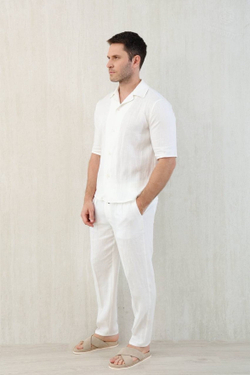Льняной костюм Brunello Cucinelli