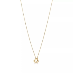 Подвеска из золота 18к(750проба), 7мм.Tiffany 💠open heart - В наличии